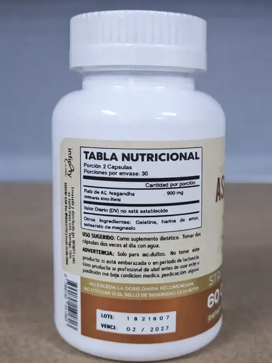 Ashwagandha (Withania somnifera) 900 mg