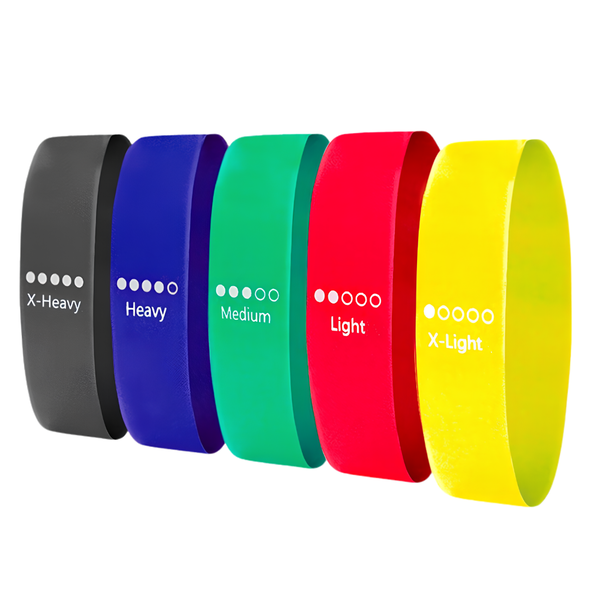 Set Bandas Elásticas circulares mix 5 colores