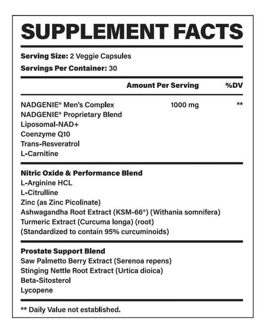 Selerb NAD+ Men’s Complex 1000 mg